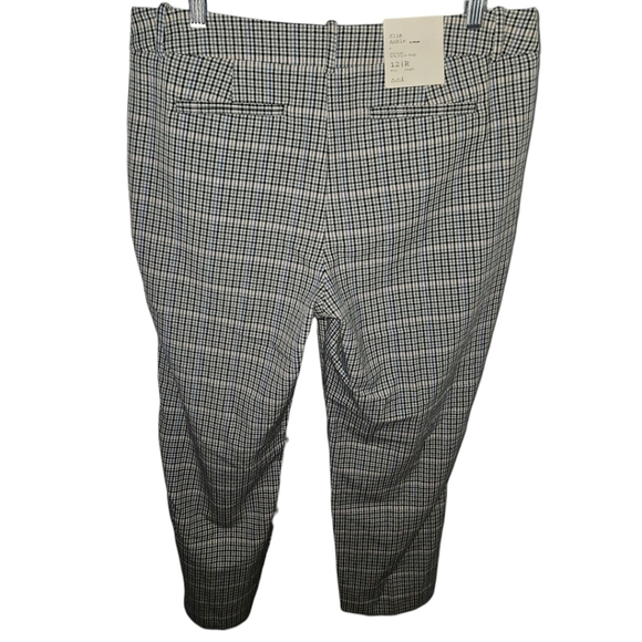 NWT A New Day Plaid Mid Rise Slim Ankle Pants - Picture 2 of 3